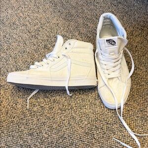 Vans Classic White High-Top Sneakers